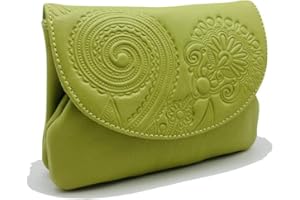 LUGUPELL Monedero de Piel Fabricado en España Marca N428 Pistacho 12,5 x 9