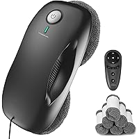 Tosima W2 Fensterputzroboter 3800PA, Fensterputzer Elektrisch- mit Dreifachem Sicherheitssystem, Intelligenter Navigation, Fe