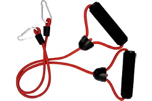 Borrma vibrationsplatta expanderband 2 motståndsband kviltad motståndsband elastiskt bungee-rep, träningsband styrketräning