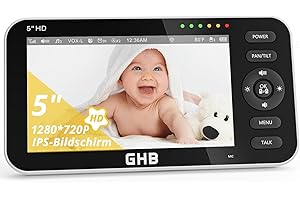 GHB Écran pour babyphone de 5" modèle SM50B(Non Camera)
