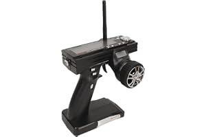 HUSHUI FS-GT3B RC-sändarmottagare med Antistörningsdesign för RC-bilar Båtar Högpresterande 3-kanals ABS-material