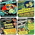 Funkyzilla Sherlock Holmes Movie Poster Coasters Set Of 4. Cork Backed Adventures Hound Film