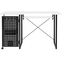 Tavolo Da Cucito Pieghevole Con Ruote - Ribalte E Ripiani Per Quilting E Taglio