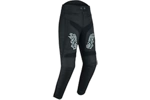 warrior gears Graphic Women Motorcycle Ladies Motorbike Trousers Waterproof Windproof Thermal Lining Protective Removable CE Armour Biker Pant