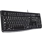 Logitech K120 USB Kablolu Klavye, Sayısal Tuş Takımına Sahip, Sıvı D&ouml;k&uuml;lmelerine Dayanıklı, T&uuml;rk&ccedil;e Q Klavye, Siyah