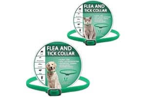 HDAKDDHG 2PCS Collar for Dogs Repellent, Adjustable Collar for Dogs Waterproof, 8 Months Protection Strong Repellency Slow Release, Lasting Deterrence and Protection