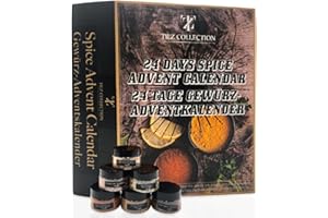 SEDOL Gourmet Spice Advent Calendar 2025 – 24 Jars of Herbs, Spices & Seasonings Including BBQ Rub, Lemon Pepper & Chilli Lime – Culinary Christmas Countdown Gift for Men, Women, Chefs & Food Lovers