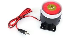 Taikuwu 12V 120dB Mini Sirena Wired per GSM Sistema di sicurezza allarme Allarme Accessori sirena Casa Allarme Sicurezza Sistema