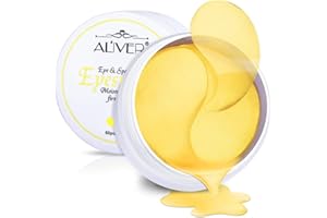 SEFUDUN Aliver gold eye mask, gold collagen eye mask, gold eye pads, wrinkles, moisturizing, skin blemishes, toning, dark circles, smoothing skin, anti-ageing hyaluronic acid eye patches