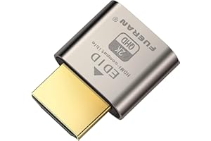 FUERAN dummy plug,Headless Ghost, Display Emulator HDMI-compatible HDMI-compatible（Fit Headless-1920x1080 New generation@60Hz）