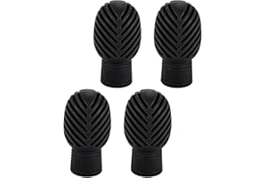 Duroecsain Schalldämpfer-Tipps für Drumsticks, Schlagzeug-Dämpfer, Stummschaltgeräuschabdeckung, Übungs-Tipps für Trommelstöcke aus Silikon,