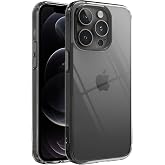 MADNOVA Apple iPhone 14 Pro Max İle Uyumlu Şeffaf Telefon Kılıfı, Kamera Korumalı Silikon Kılıf
