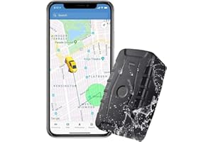 ZEERKEER Localizador GPS para Coche, 20000mAh Rastreador Impermeable en Tiempo Real, Antirrobo Con Fuerte Imán, App Gratuita para Seguimiento de Vehículos