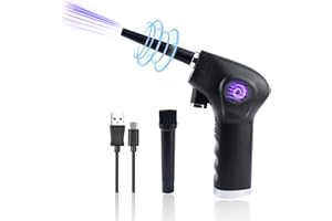 Kikuo Elettrico Rimuovi Polvere Aria Compressa Senza Fili, Aspirapolvere per Computer, Miglior Sostituto di Bombolette ad Aria Compressa, 6000mAh Ricarica Veloce, per PC, Casa, Pulizia Dell'auto