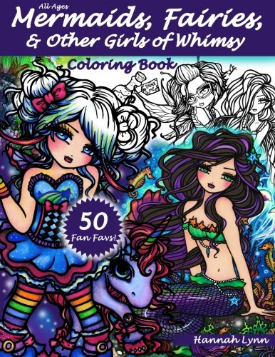 Télécharger Mermaids, Fairies, Other Girls of Whimsy Coloring Book: 50 Fan Favs PDF Ebook En Ligne