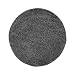 Produktbild Uni Hochflor Shaggy Teppich Einfarbig Dunkel Grau Neu Öko Tex 80x80 cm Rund