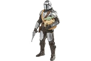 HASBRO STAR WARS Star Wars Galactic Action The Mandalorian & Grogu Interactive Electronic 30-cm-Scale Figures, Toys Children Aged 4 And Up