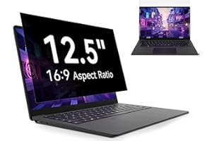 PROTESCREEN Filtro Privacy 12.5 Pollici Aspetto 16:9 per Schermo Del Computer Portatile, Compatibile con HP/Dell/Acer/Lenovo/Thinkpad/ASUS/Sony, Rimovibile Anti-Luce Blu Premium Protezione Dello Schermo