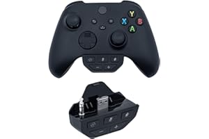 Mcbazel Adaptateur de Casque pour Xbox, amplificateur de Son pour Manette Xbox One avec Prise Jack 3,5 mm/Xbox Series S/Series X/Xbox One/Xbox Ones Controller – Noir