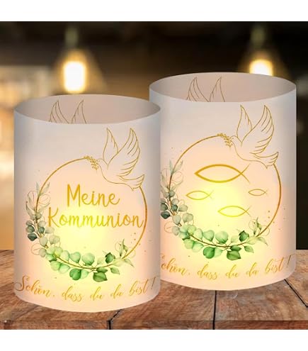 Lot De 16 Photophores Décoratifs Table 80e Anniversaire - Décoration Happy Birthday 80 Ans Avec Eucalyptus