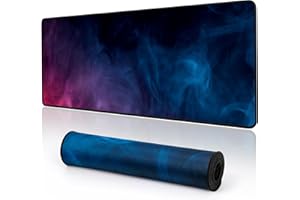 EFISH Gaming Mouse Pad 800x300mm Large Gaming Mouse Mat with Stitched Edges,XL Mouse Pad with Non-Slip Base,Extended Large Size Mouse Pads,Keyboard Pad with Water Resist Surface,Office/Gaming.Y15