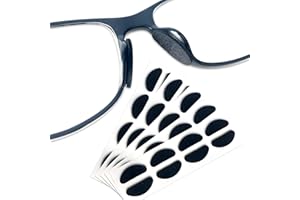 HXLJHALG 40Pairs Glasses Nose Pads, Reusable Stick on Nose Pads for Glasses Adhesive Anti-Slip Foam Eyeglass Nose Pads Comfortably for Sunglasses, Glasses Black