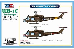 Hobbyboss Modellino Elicottero UH-1C Huey Scala 1:48