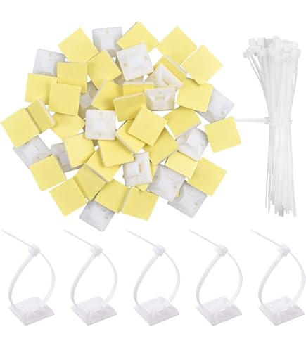 100 uds Brida nylon 6.6, Blanco, 4,8 x 250 mm