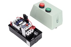 FTVOGUE LE1D18M7 Avviatore Motore Trifase 12A a 18A Interruttore di Controllo Avviamento Motore Elettrico Magnetico ABS