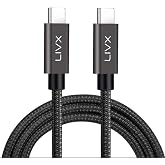 LivX Solid 100W 5A Type C to Type C Hızlı Şarj ve Data Kablosu Halat &Ouml;rg&uuml;l&uuml; Space Gray MBT (2 Metre)
