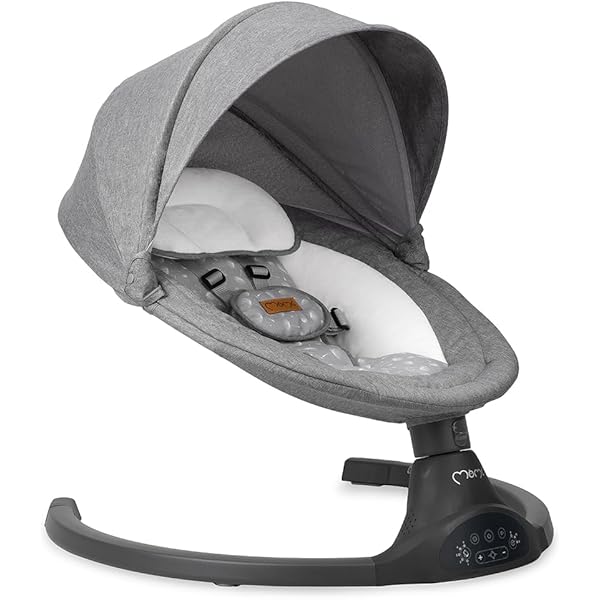 COSTWAY 2in1 Babywippe Klappbar - Mit Spielbogen Für Babys Bis 9kg & 6 Monate In Grau