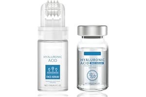 ULTELL Micro Infusion System: Hyaluronsäure Microneedling Roller + Microneedling Serum, Anti Aging Microneedling Set für Feine Linien & Falten, Strafft Haut & Feuchtigkeit, Gesichtsserum für Alle Haut