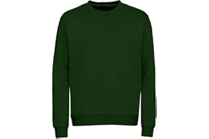 Niscioma Felpa Girocollo in Morbido Cotone - Maglione Casual da Uomo con Tasche Frontali - Abbigliamento Comodo e alla Moda per l'inverno - Disponibile in Diverse Taglie e Colori Trendy