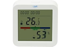 Sensore intelligente di temperatura e umidità PNI SafeHome PT252 WiFi Tuya App mobile intelligente
