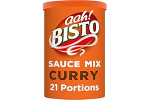 Bisto Quick & Easy Chip Shop Curry Sauce Mix, 185 g Drum (Pack of 1)