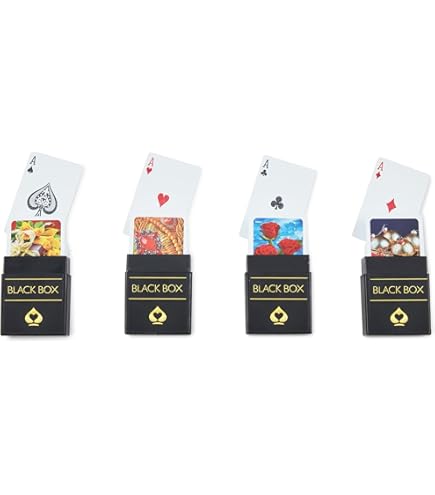Blvck Paris Playing Cards Bundle, 2 Packs of Cards, 4 Stainless