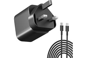 Reddening Switch 2 Charger, 60W Fast Charging for Switch 2 with 5FT USB C Cable, AC Adapter Power Supply for Switch 2/OLED/Lite, Switch Dock, Pro Controller & Steam Deck, Support TV Mode