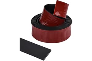 Funnytek Neoprene Rubber Strip, 50mm x 3mm x 3m, Black, Commercial Grade, Self-Adhesive, DIY, Crafts, Weather Seal, Flooring Protection