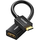 Ugreen Mini HDMI Adapt&ouml;r&uuml; 4K 60Hz Mini HDMI HDMI Adapt&ouml;r&uuml; 18Gbit/ s Mini HDMI Erkek HDMI Dişi 3D'yi destekler, Raspberry Pi Z