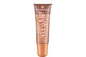‎ESSENCE COSMETICS essence YEE HAW! shiny lipgloss, Nr. 01, Orange, sofortiges Ergebnis, glänzend, schimmernd, vegan, ohne Parabene, ohne Mikroplastikpartikel, Nanopartikel frei, 1er Pack (10ml)