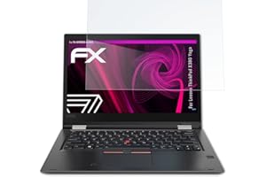 atFoliX Glasfolie kompatibel mit Lenovo ThinkPad X380 Yoga Panzerfolie, 9H Hybrid-Glass FX Schutzpanzer Folie