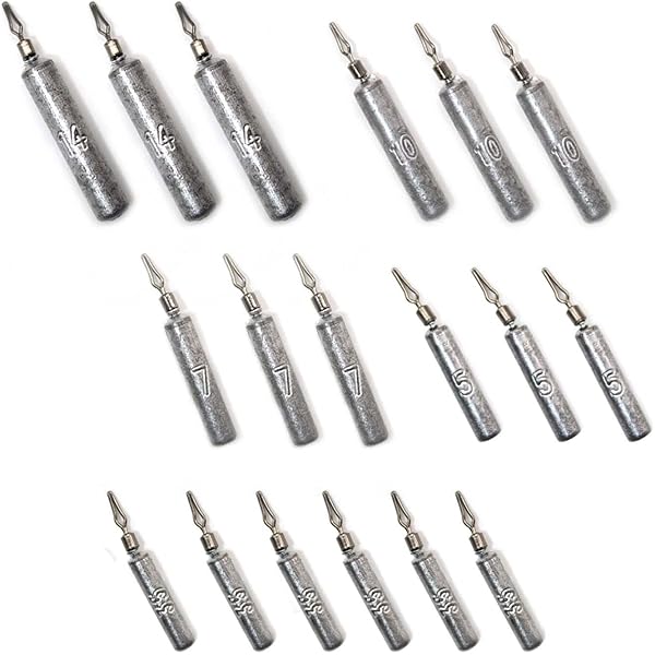 Set Piombi Per Pesca - 25 Pezzi Dropshot, Cheburashka E Teste Jig (3,5g-14g)