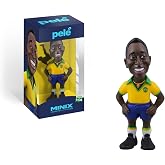 MINIX Pele Brazil 1. Kit 12 cm Figure - Collectible Pele Figure Sports Football Icon Series for Fans