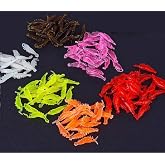 ardeppo 30 Adet-6 Renk-Silikon Balık Yemi-Ger&ccedil;ek G&ouml;r&uuml;n&uuml;ml&uuml;-Sahte Yapay Karides, Ardeppo, Karışık Renkler, 2, 5 Cm