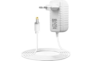 UOWW Netzteil 15W 12V/1.25A für Alexa Echo Dot (3./4./5. Gen), Echo Dot Kids Edition (3./4./5. Gen), Echo Show 5 (1./2. Gen), Echo Spot, Fire TV Cube, Echo Spot/Pop, 2M Ladegerät AC/DC Netzadapter, Weiß