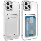 Zore Apple i&ccedil;in uyumlu iPhone 14 Pro Max Kılıf Kartlıklı Şeffaf Zore Setra Clear Silikon Kapak Renksiz