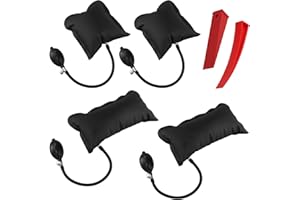 QWORK® 4 Pièces Coussin Gonflable, Coussin Soulever, charge jusqu'à 200 kg (carré + rectangle)