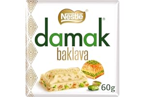 Nestle Damak Baklava White Chocolate with Pistachio 6x60g by Mazovia Brands
