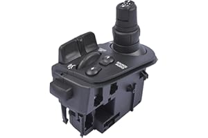 Bisenya Interrupteur de colonne de direction compatible avec CLIO III 2005-2010 KANGOO 2008-2011 MODUS 2004-2010 7701060097, 7701057096