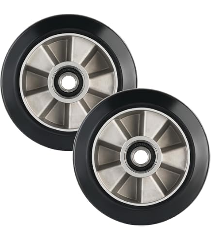 Gummirad 180 Mm – Passend Für BT/Toyota Hubwagen, Achsbohrung 20 Mm Mit Kugellager, Einbaumaß 42 Mm, Tragkraft 450 Kg